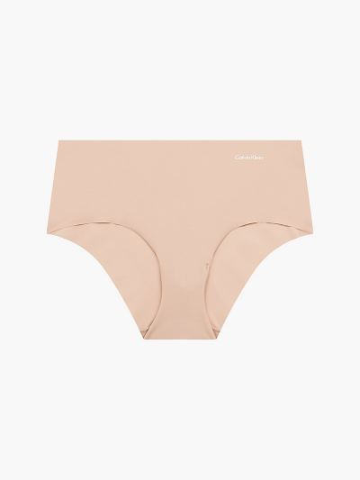 Calvin Klein Underwear HU724057 | Calvin Klein Invisibles High Waisted Női Csípő Bugyi Bézs